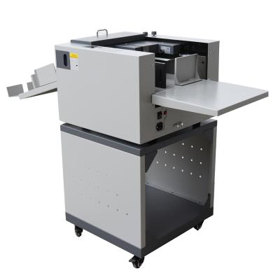 China Retail NC350A Air Suction Auto Paper Feed Creasing And Punching Machine for sale