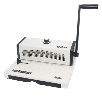 China T9029A A4 3:1 Iron Wire Binding Machine With 34 Holes 4*4mm Square Hole Or 4.5mm Round Hole for sale