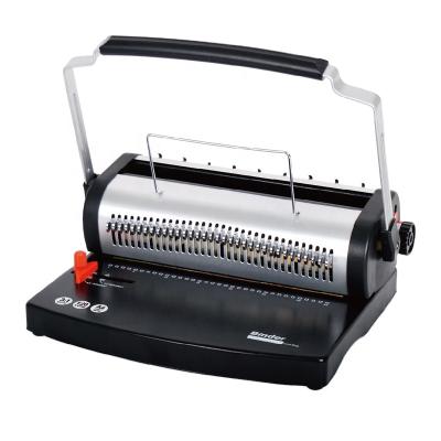 China U619 A4 Size Manual 3:1 Wire Binding Machine 4*4mm Rectangular Punch for sale