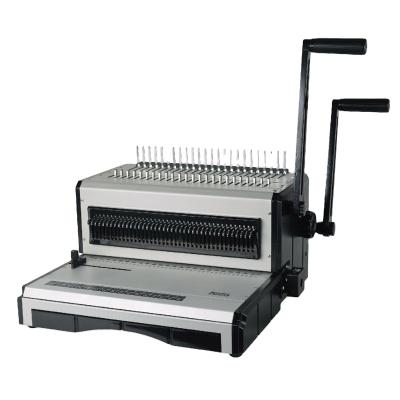 China ST2960 multifunctional binding machine for plastic ring binding strip and wire ring 3*8mm rectangle square) (comb/4*4mm or 4.5mm serial hole for sale