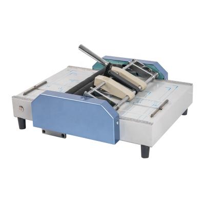 China ZY-A3 A3 Size Two Heads Electric Booklet Stapler Making Machine 315*435mm for sale