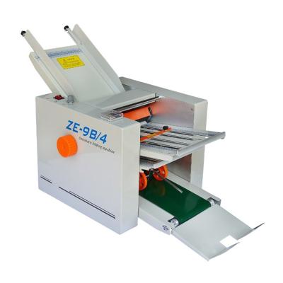 China Automatic Electric Height Paper Folding ZE-9B/4 A4 Paper Folding Machine for sale