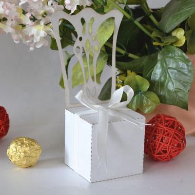 China Sweets/Date/Candies/Gifts/Souvenirs Paper Amusing Chair Design, China Wholesale & Retail 2016 Wedding Favors! laser cut favor box party invitation box for sale