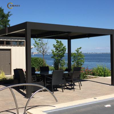 China Outdoor Pergola Side Screen Pergola Bioclimat Aluminum Pergola for sale