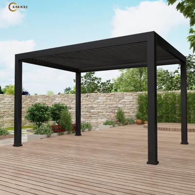 China Modern Design Outdoor Patio Garden Backyard Pergola System Aluminum louver Waterproof Customized Sun room for sale