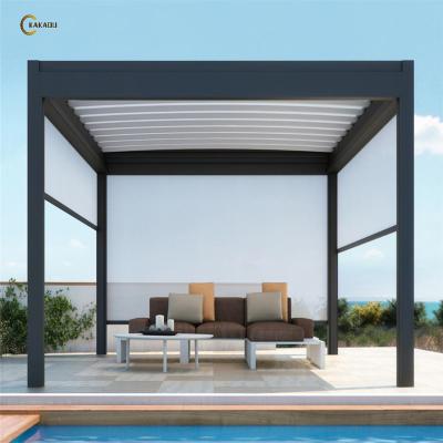 China Pergola Parts Pergola with Retractable Canopy Sliding Aluminum Pergola for sale