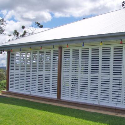 China Factory Direct Adjustable Louver Aluminum Plantation Shutters for sale