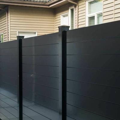 China Modern Designs Waterproof House Wall Slat Aluminium Panel Fence For Garden Fencing for sale