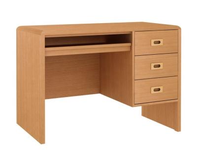 China Assembled Modern Wooden Computer Desk Table With Drawers Home Office Furniture for sale