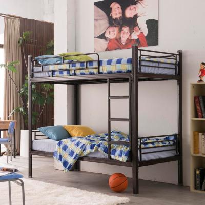 China Assemblable Heavy Duty Steel Metal Bunk Bed KD Style Steel Frame Metal Frame Bunk Beds Military Dorm Beds for sale