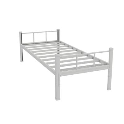 China Cheap single frame metal bed frame single heavy duty mattress base single bed steel base for sale