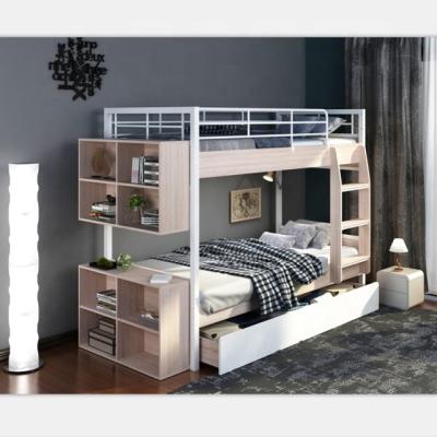 China Dorm Bed Design Adult Wood Bunk Beds With Drawers Storage Wood Bedroom Furniture, Dorm Bed for sale