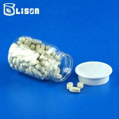 China Freshness Keeping SGS Approval Round Food Cookie Pet Screw Cap Jar for sale