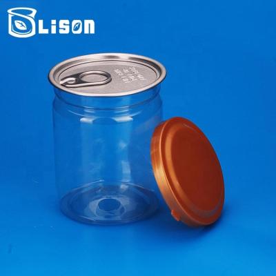 China Bean Free Sample New Product 280ml Food Grade Sealed Plastic Milk Can With Aluminum EOE for sale