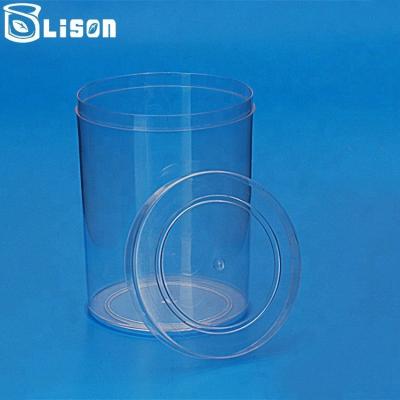 China Hot Selling High Quality Recyclable 500ml Round Plastic Candy Food Containers for sale