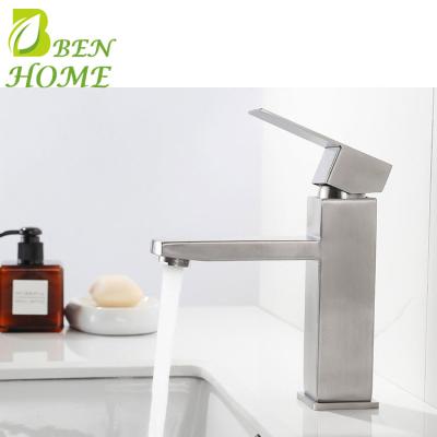 China Thermostatic Faucets 304 Stainless Steel Face Basin Faucet for sale