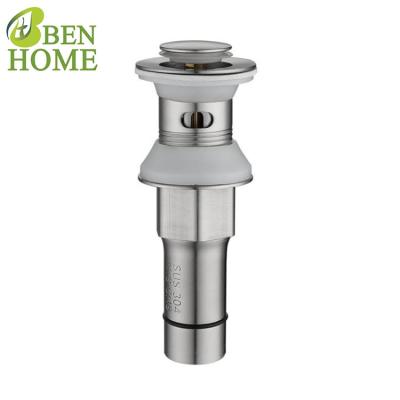 China Thermostatic Faucets Brushed 304 Stainless Steel Drain Bathroom Basin Drain for sale