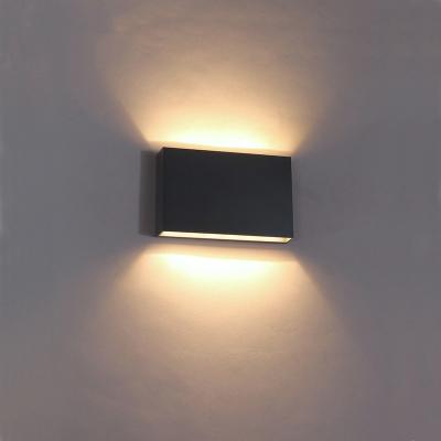 China China Supply Plastic Material PC Diffuser SMD LED 12W IP65 HOUSING Led Outdoor Wall Light Through Wall Light Lighting for sale