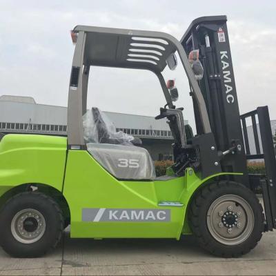 China Building Material Shops Green forklift 3ton KAMAC brand for sale