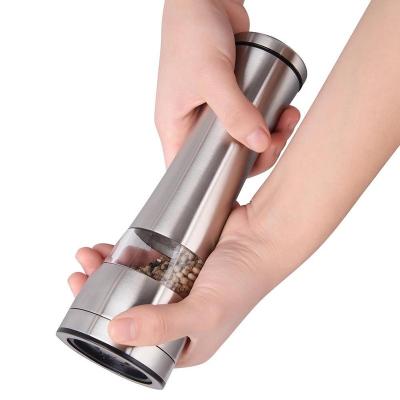 China Durable Adjustable Manual Stainless Steel Premium Salt Grinder And Pepper Mill For Kitchen Gadgets for sale