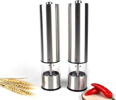 China Sustainable Spice Salt Pepper Mill Grinder Stainless Steel Muller Home Power Tools for sale