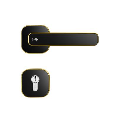 China Zinc Alloy Handle/Collar YOU IT H160 Home Electronics Digital Security Door Card Key Automatic Lock Black Smart Lock for sale