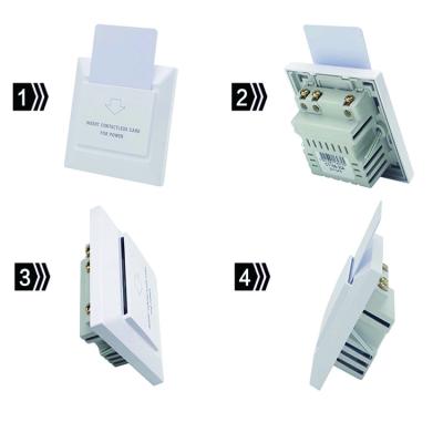 China PC You It Hotel Room Switch Main Board Power Wall Energy Saving Switch for sale