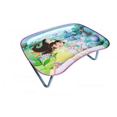 China Irregular Printing Food Metal Tin Food Tray With Legs For Kids Customized Cute Food Serving Tray For Kids for sale