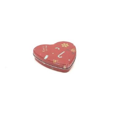 China IR8 Food Heart Shape Candy Tin Box Gift Box for sale