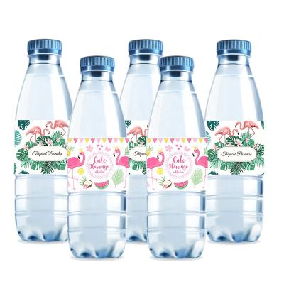 China Custom Waterproof Water Bottle Labels, Manufacturer Waterproof Wedding Water Bottle Labels Printing Sticker Packaging for sale