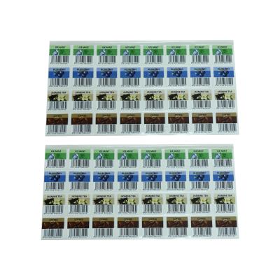 China Manufacturers high quality custom stickers waterproof waterproof barcode label sticker for sale