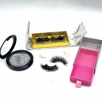 China Full Natural Soft Strip Lashes Wholesale 25mm 3d Mink Eyelashes Lashes Packaging 3d Mink Eyelashes Vendor With Custom for sale