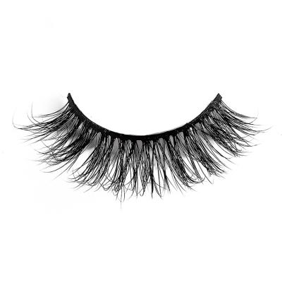 China Natural Soft Wholesale Mink Lashes 3D Mink Lashes Own Handmade Brand Real Mink Lashes for sale