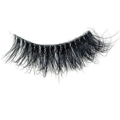 China 100% Full Natural Soft Mink False Eyelashes Vendor Wholesale Tapered Rods 3d Eyelashes Handmade Eyelashes for sale