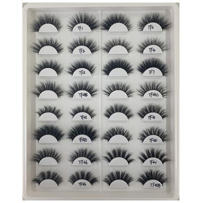 China QTbeauty Competetive Wholesale Price Free Sample 3d False Eyelashes Mink Long Natural Supply for sale