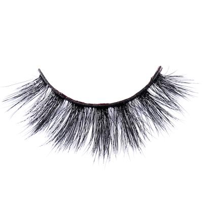 China 9D22 Private Label Long Faux 3d Mink Eyelashes 3d Silk Lashes Natural Looking Lashes Natural Eyelash Wholesaler for sale