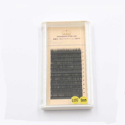 China Natural High Quality Long Silk Eye Lashes Extensions Korean , Private Label Eyelash Extensions for sale