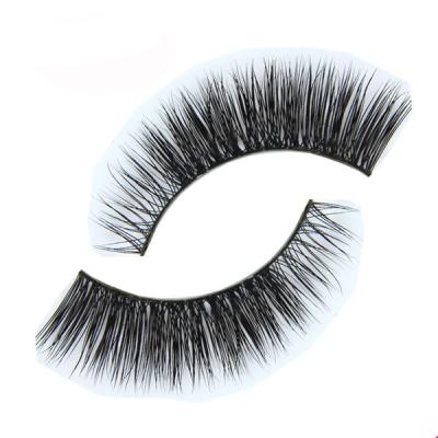 China Wholesale Professional Stripe Siberian Mink Cotton Winged False Eyelashes With Own Brand for sale