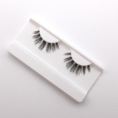 China High Quality Hair Beautier Eyelashes, Hand Made Hair Lashes Band Full Lashes Black Cotton Rod 0.07MM for sale