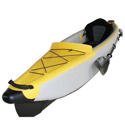 China High Quality Unisex Inflatable Drop Stitch PVC 2 Man Fishing Kayak PVC Double Deck Inflatable Drop Stitch Kayak for sale