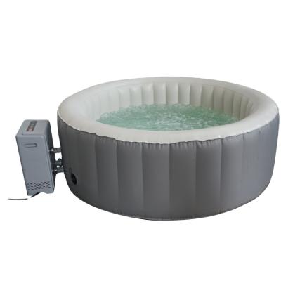 China Modern High Quality Best Selling Inflatable Hot Tubs Round Shape Spa Tubs Outdoor Massage 6 Person for sale