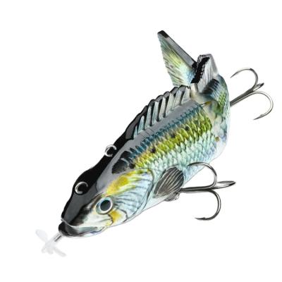 China Segment fishing lures vissen senuelos 10cm 57.4g 4 segmented lure fishing tackle carp bait artificial hard plastic electric fishing gear for sale