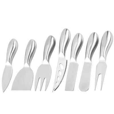 China Wholesale Viable Smiling Face Cheese Knife 4 Pieces Stainless Steel Cheese Knife for sale