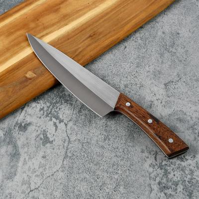 China Sustainable American Hot 8 Inch Stainless Steel Chefs Knife Meat Cleaver Kitchen Home Serving Knife for sale