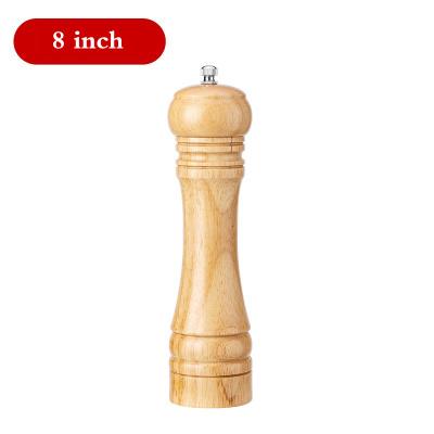 China Viable Kitchenware Salt and Pepper Grinder Manual Manual Wooden Pepper Grinder for sale