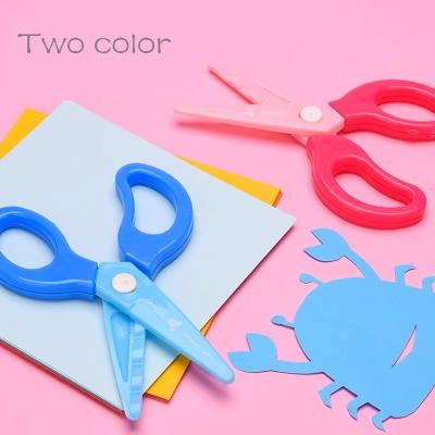 China School Safety Kids Plastic Scissors for Kids for sale