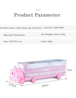 China Schools & Wholesale Office Factory Price School Kids Tin Pencil Box/Tin Pencil Case With Sharpener for sale