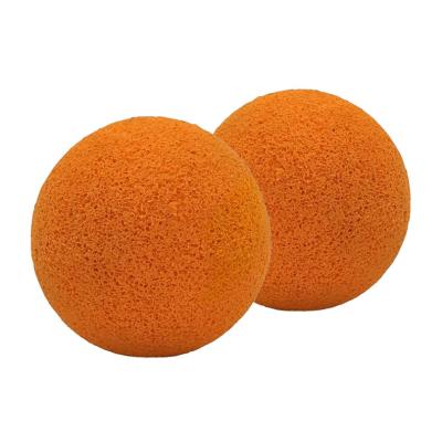 China Soft Sponge Reiniging Ball Orange Sponge Ball Voor Betonpomp OEM Te koop