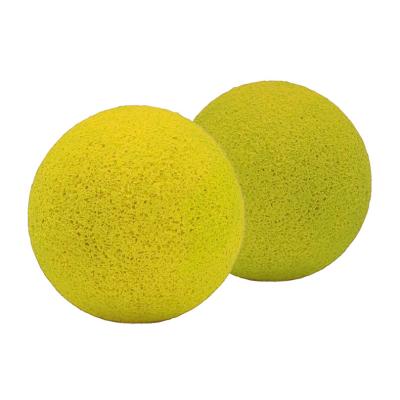 China 150mm Yellow Pipe Cleaning Equipment Soft Sponge Ball Pipe Jetting Equipment for sale