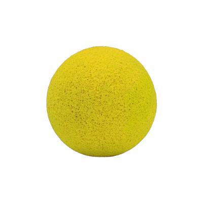 China ODM Concrete Pump Pipe Cleaning Ball Yellow Hose Cleaning Sponge Ball for sale